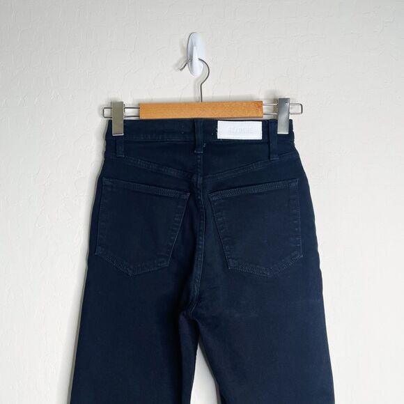 RE/DONE 90's Ultra High Rise Skinny Jeans Noir - Picture 3 of 6